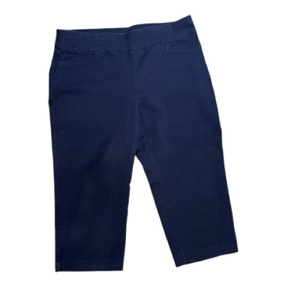 croft & barrow Pants - Navy Capris Pants